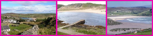 Blick über Bettyhill, Schottland